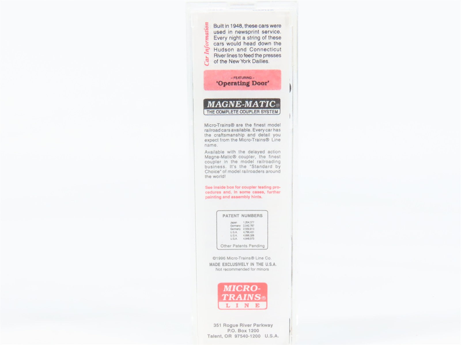 N Scale Micro-Trains MTL 20376 ONT Ontario Northland 40' Box Car 2-Pack RTR