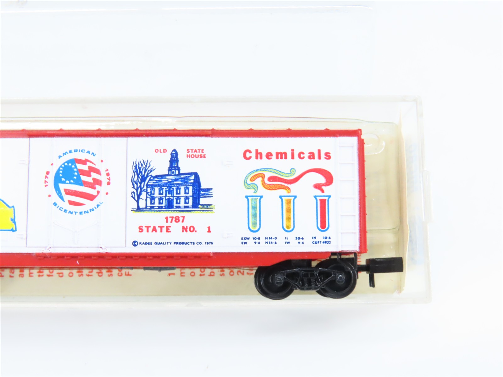 N Scale Micro-Trains MTL 38071 DRLX Delaware 50' Box Car 1776 RTR