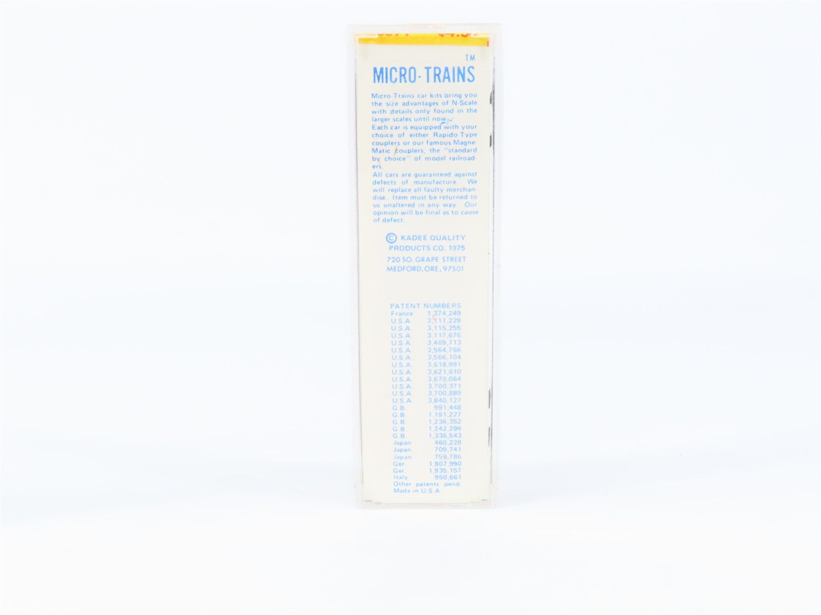 N Scale Micro-Trains MTL 38071 DRLX Delaware 50' Box Car 1776 RTR