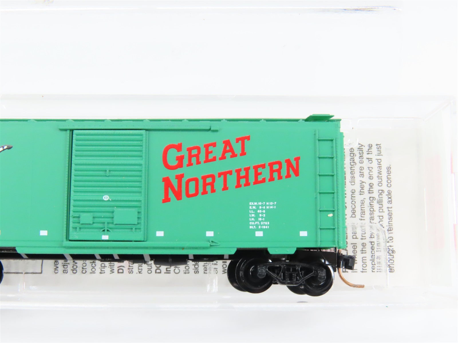 N Scale Micro-Trains MTL 20420 GN Great Northern 40' Box Car 27163 RTR