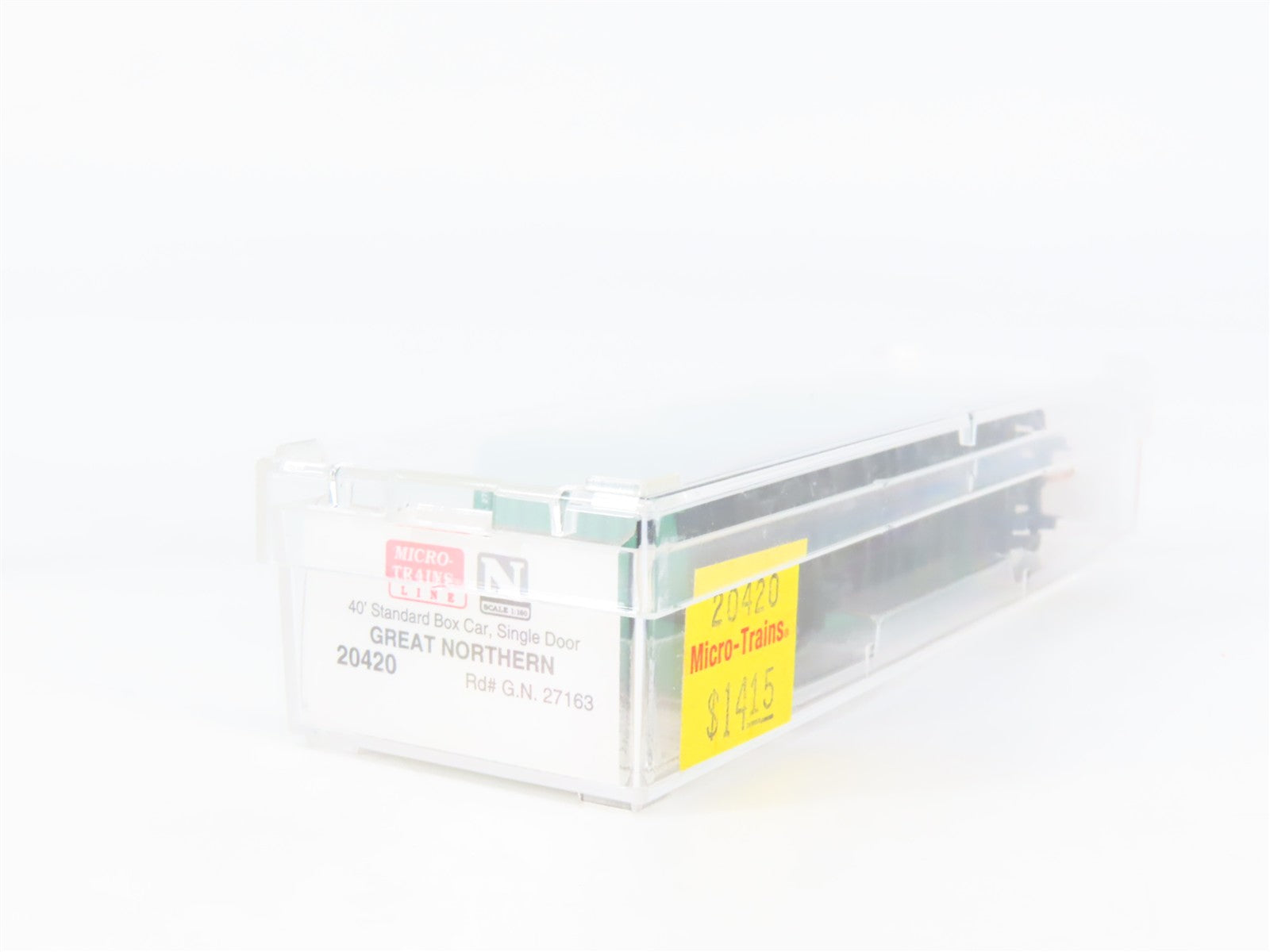 N Scale Micro-Trains MTL 20420 GN Great Northern 40' Box Car 27163 RTR