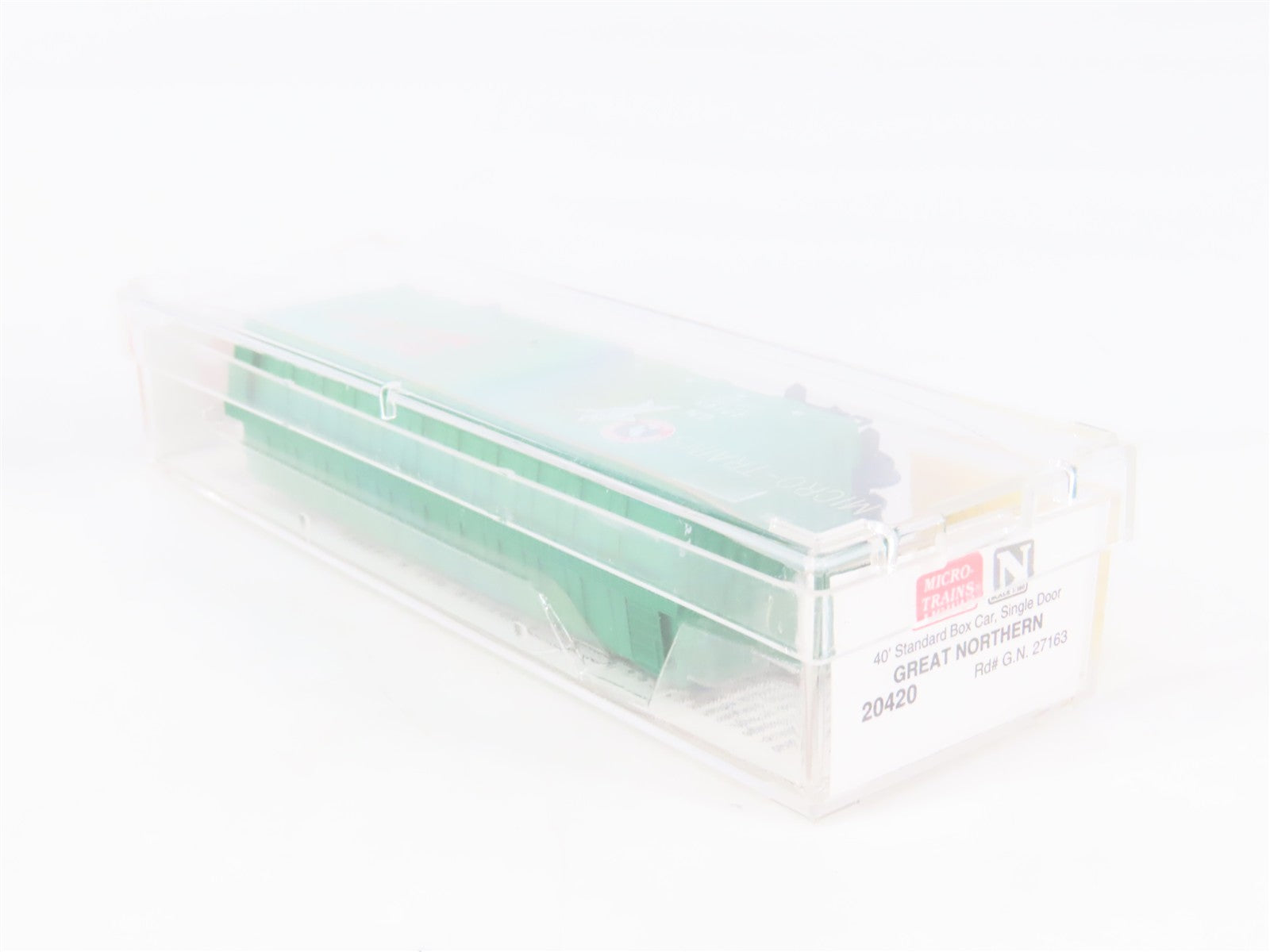 N Scale Micro-Trains MTL 20420 GN Great Northern 40' Box Car 27163 RTR