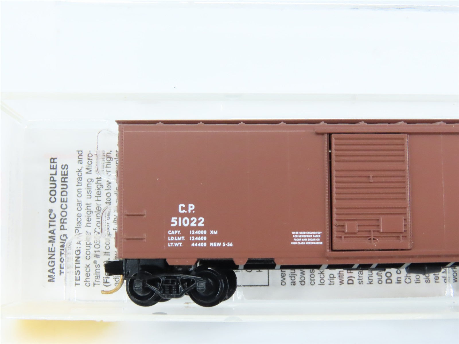 N Scale Micro-Trains MTL 20436 CP Canadian Pacific 40' Box Car 51022 RTR