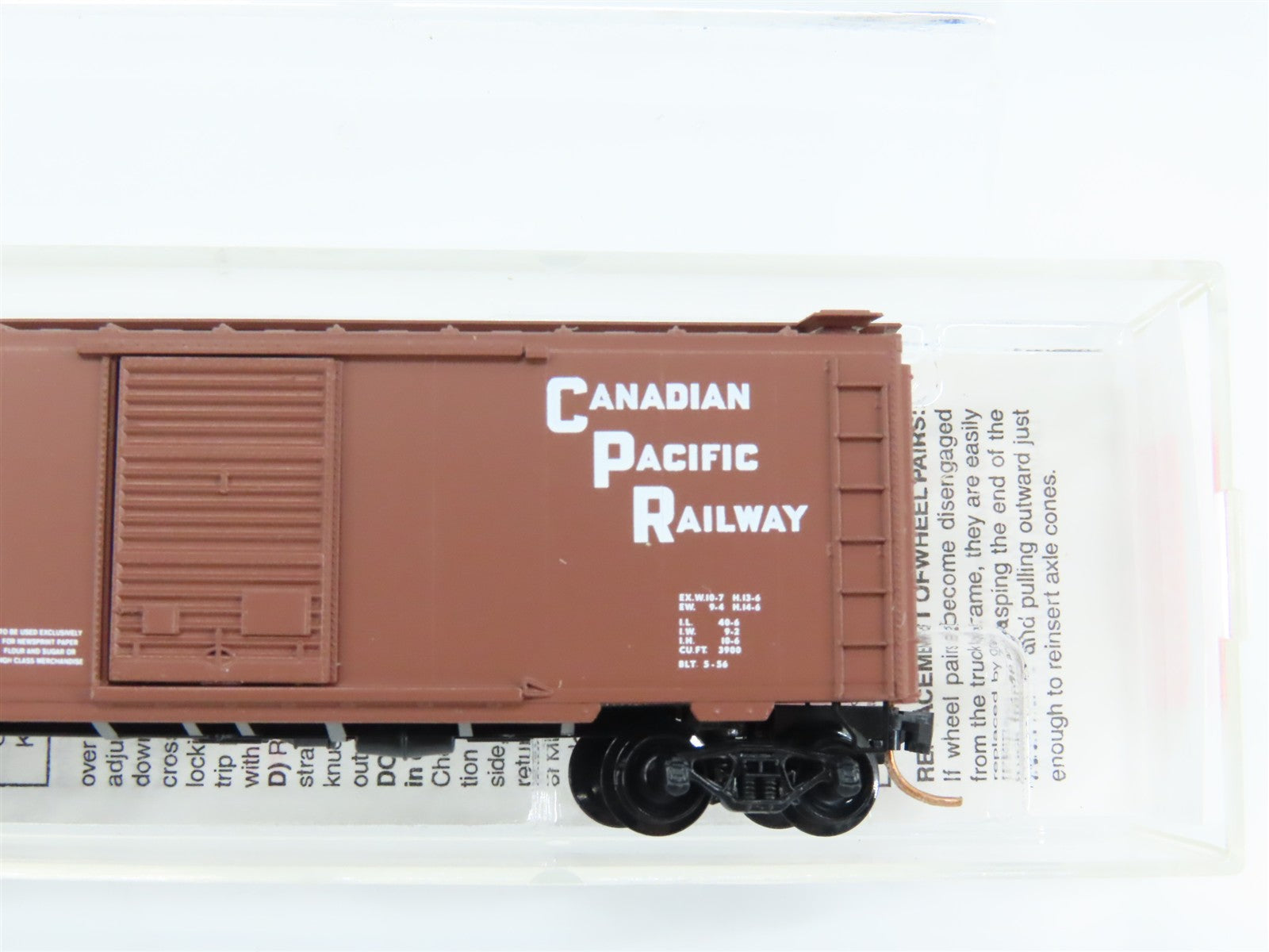 N Scale Micro-Trains MTL 20436 CP Canadian Pacific 40' Box Car 51022 RTR