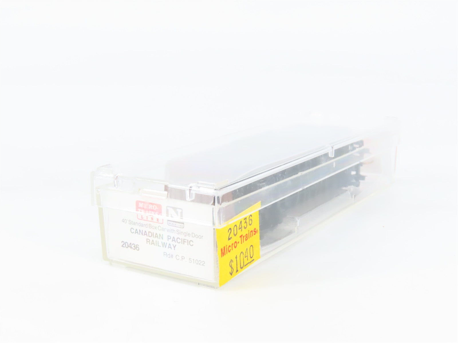 N Scale Micro-Trains MTL 20436 CP Canadian Pacific 40' Box Car 51022 RTR
