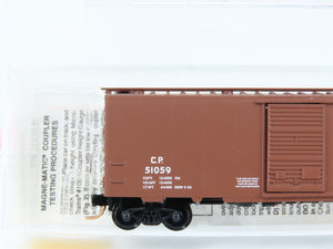 N Scale Micro-Trains MTL 20436/2 CP Canadian Pacific 40' Box Car 51059 RTR
