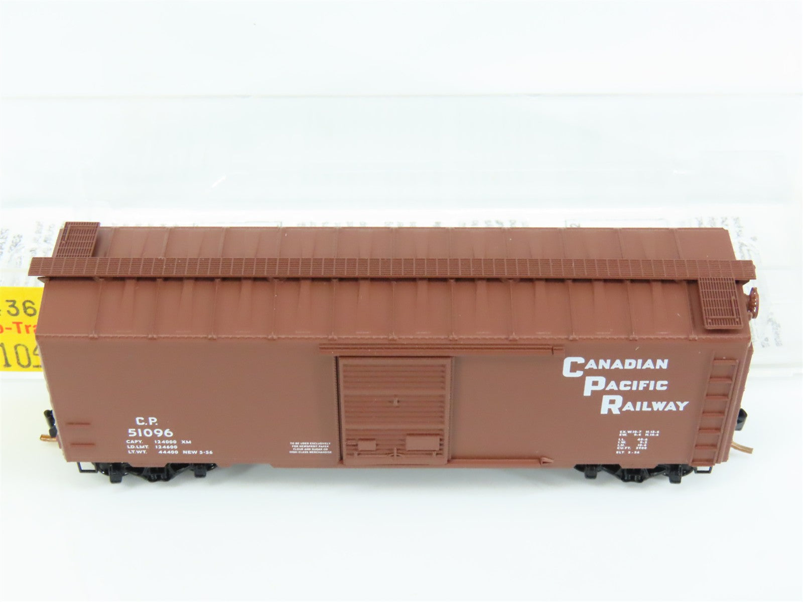 N Scale Micro-Trains MTL 20436/3 CP Canadian Pacific 40' Box Car 51096 RTR