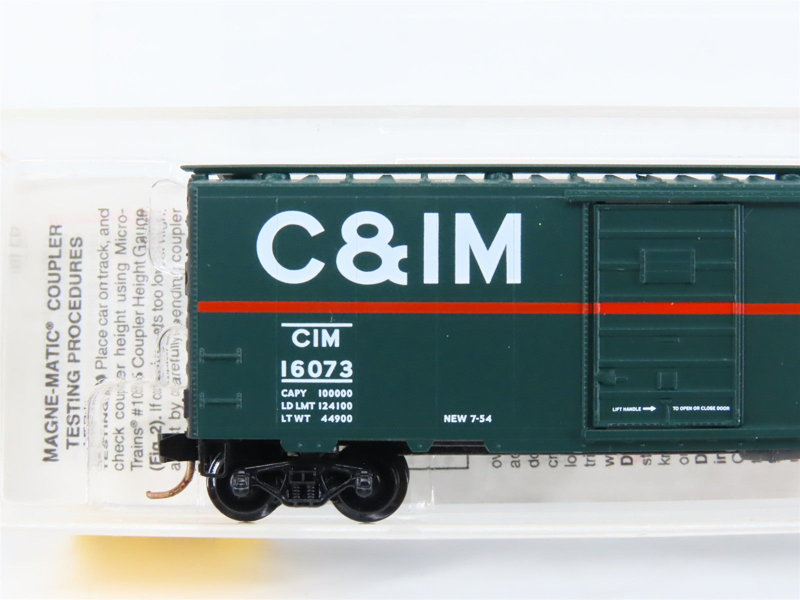N Scale Micro-Trains MTL 20476 CIM Chicago & Illinois Midland 40' Box Car RTR