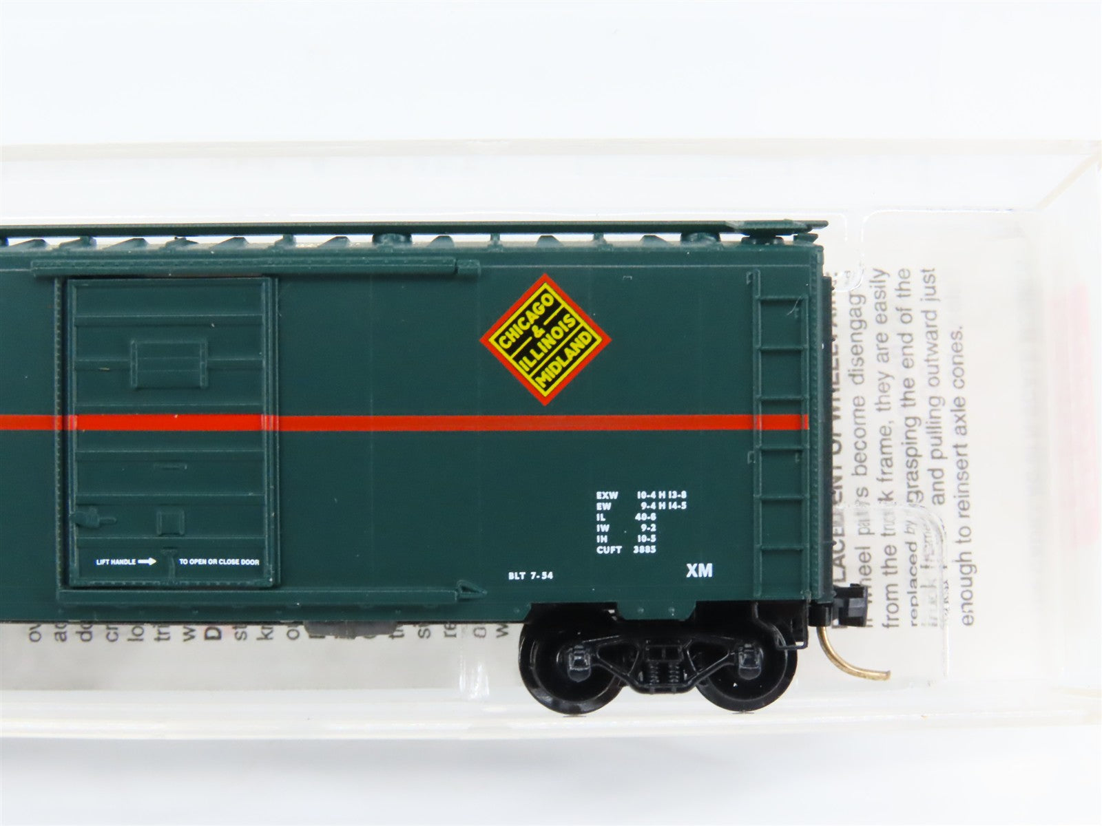 N Scale Micro-Trains MTL 20476 CIM Chicago & Illinois Midland 40' Box Car RTR