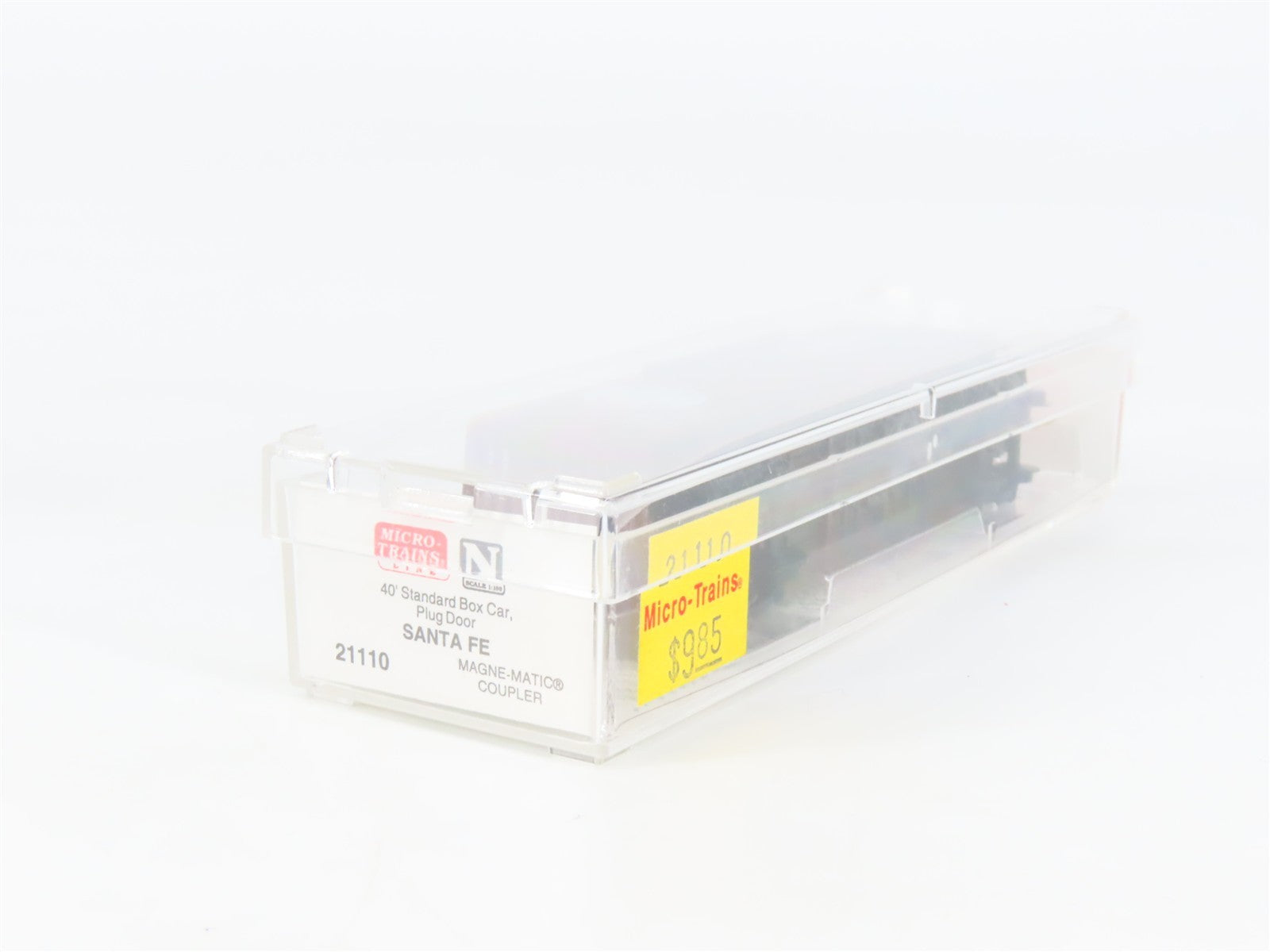 N Scale Micro-Trains MTL 21110 ATSF Santa Fe 40' Plug Door Box Car 149953 RTR