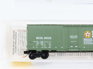 N Scale Micro-Trains MTL 21230 BCOL British Columbia Railway 40' Box Car RTR