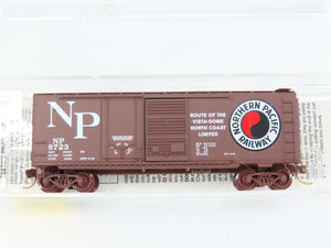 N Scale Micro-Trains MTL 22040 NP Northern Pacific 40' Box Car 8723 RTR