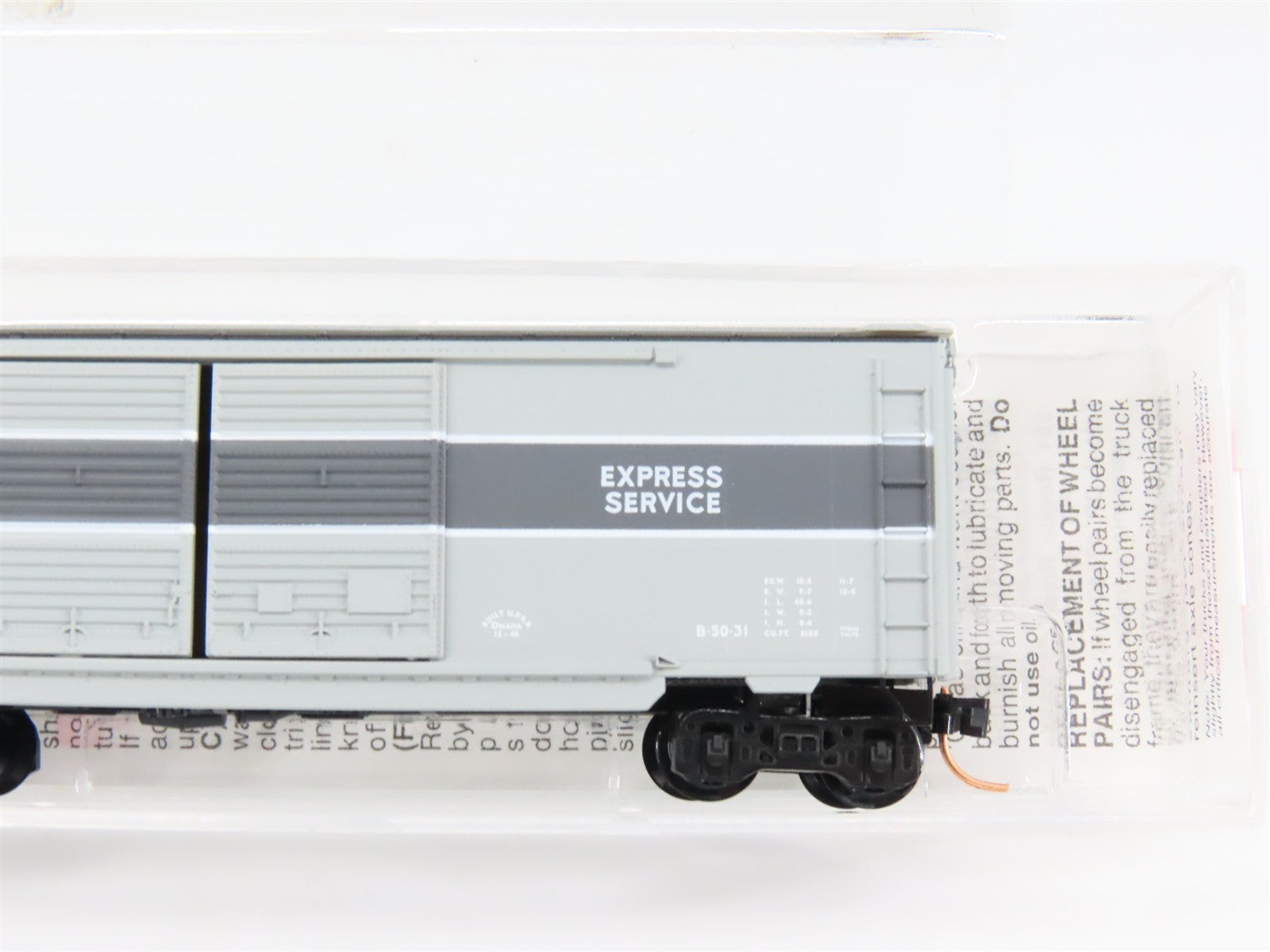 N Scale Micro-Trains MTL 23270 UP Union Pacific 40' Double Door Box Car #9213