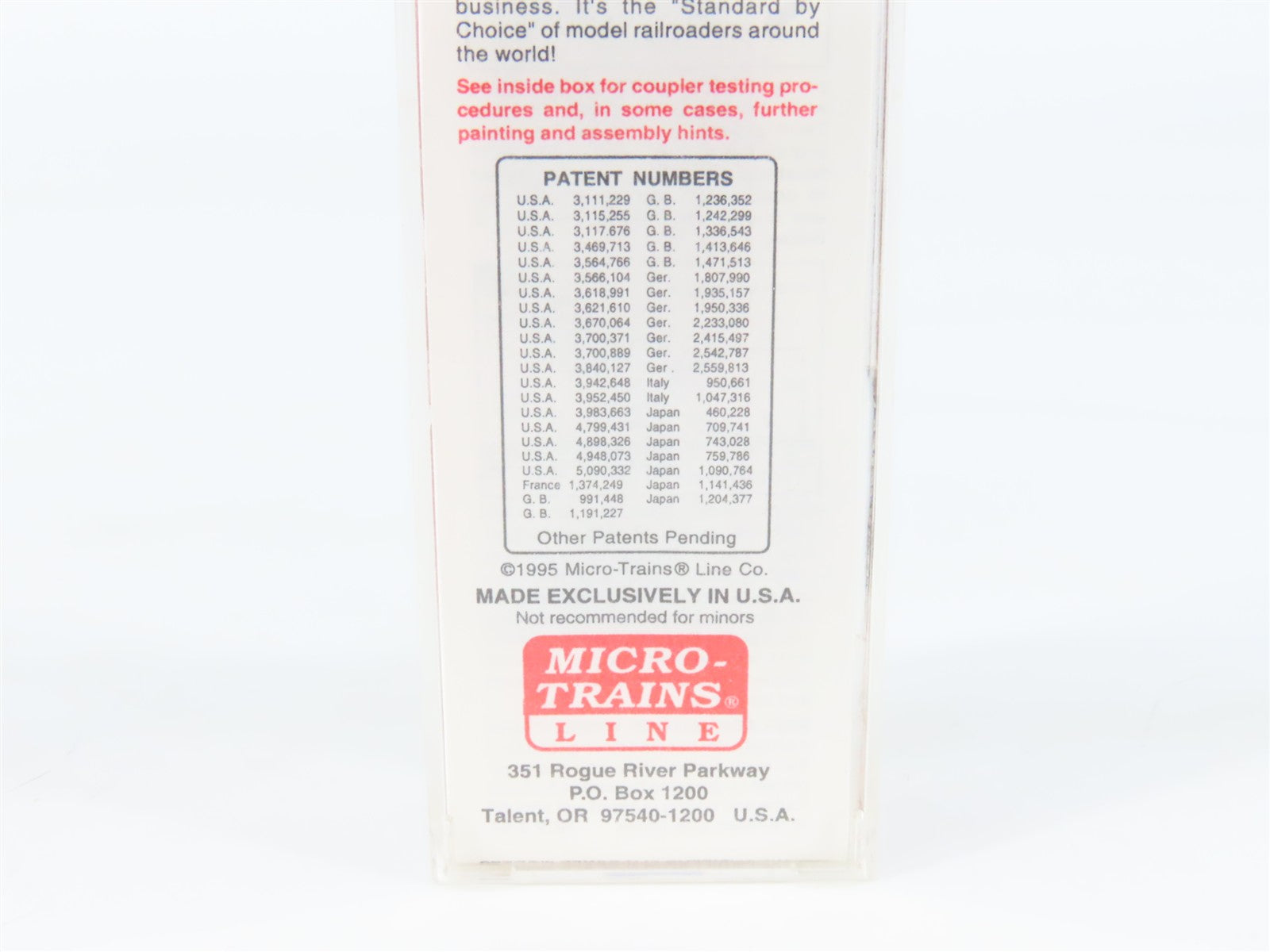 N Scale Micro-Trains MTL 24260 CP Canadian Pacific 40' Box Car 55935 RTR