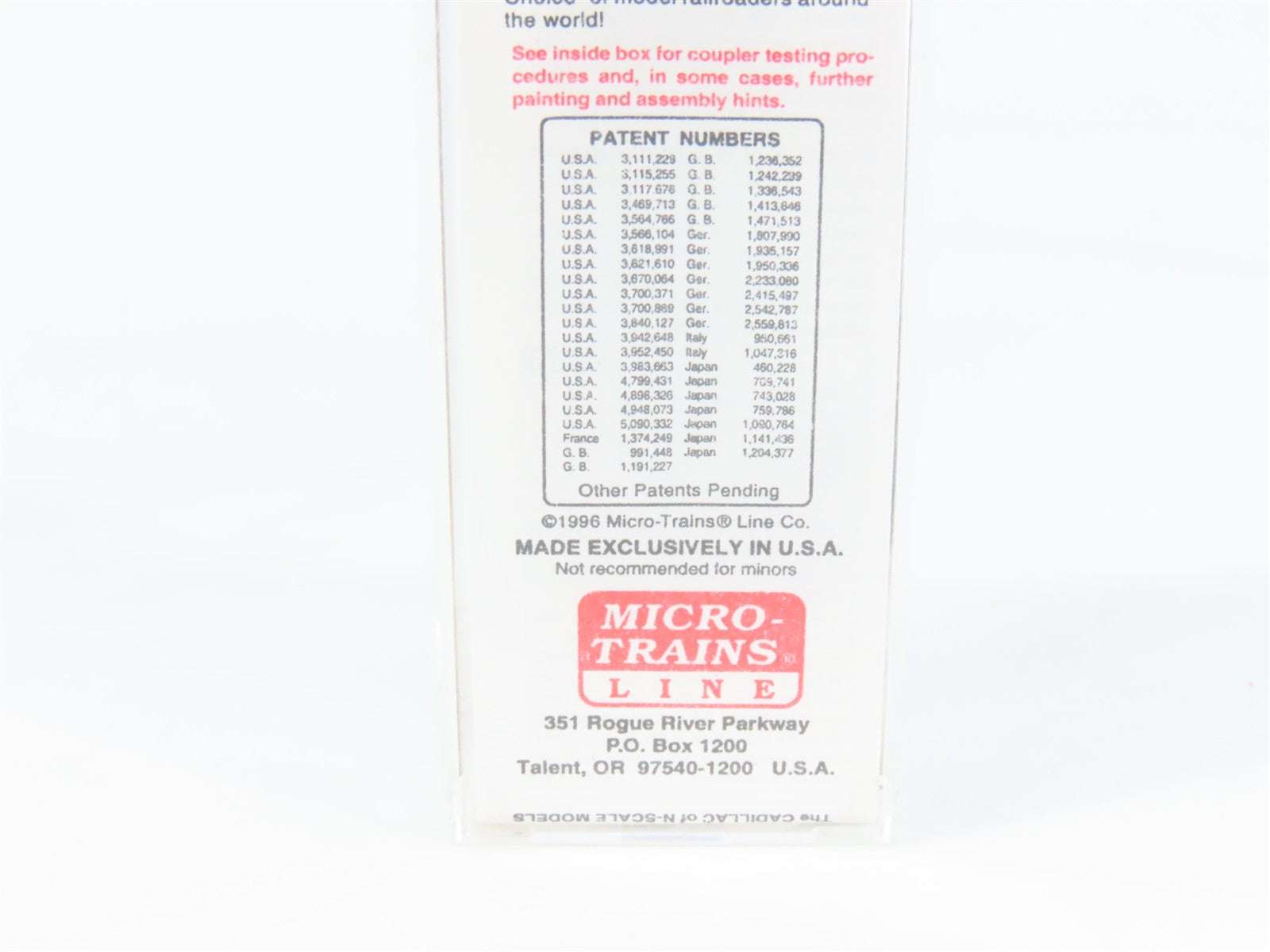 N Scale Micro-Trains MTL 28020 M&PA Maryland & Pennsylvania 40' Box Car 1157 RTR
