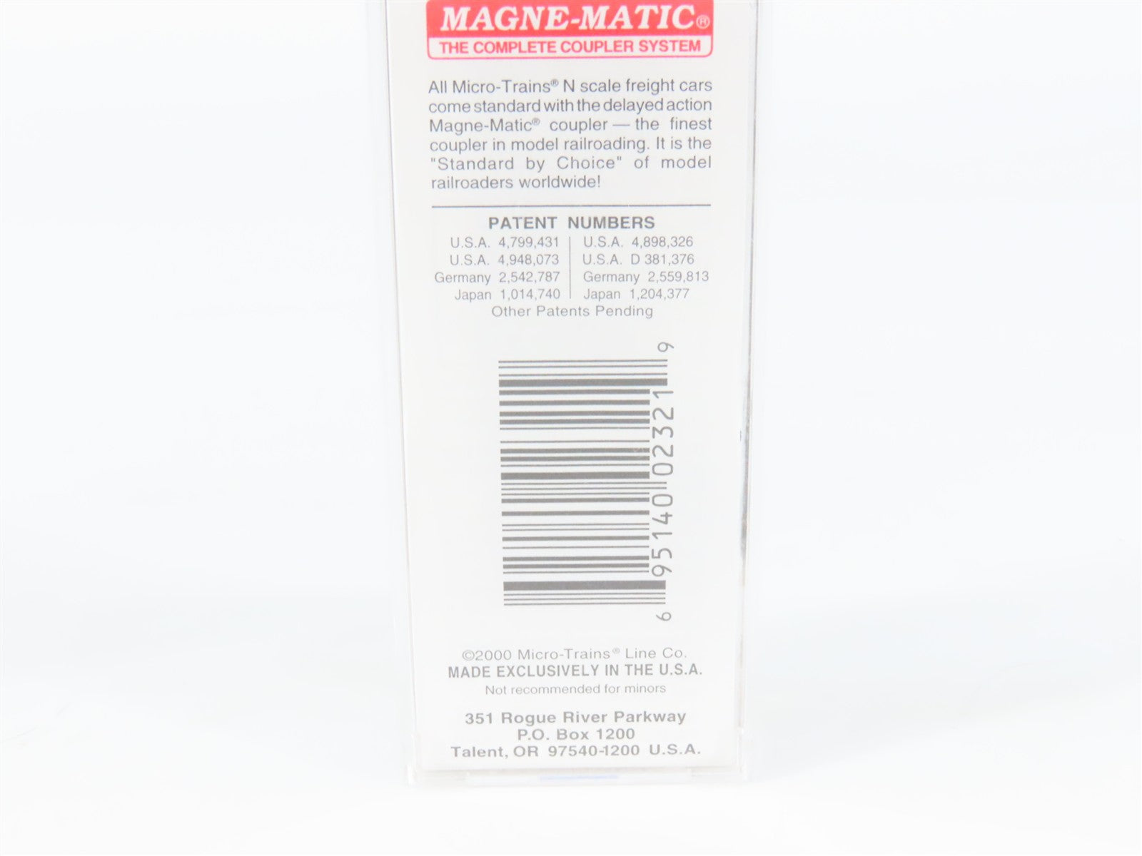 N Scale Micro-Trains MTL 28120 Canadian Pacific 40' Outside-Braced Box Car RTR