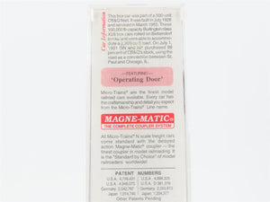 N Scale Micro-Trains MTL 28150 CB&Q Chicago, Burlington & Quincy 40' Box Car RTR