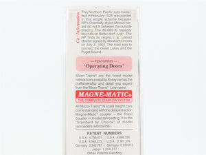 N Scale Micro-Trains MTL 29030 Northern Pacific 40' Outside-Braced Box Car RTR