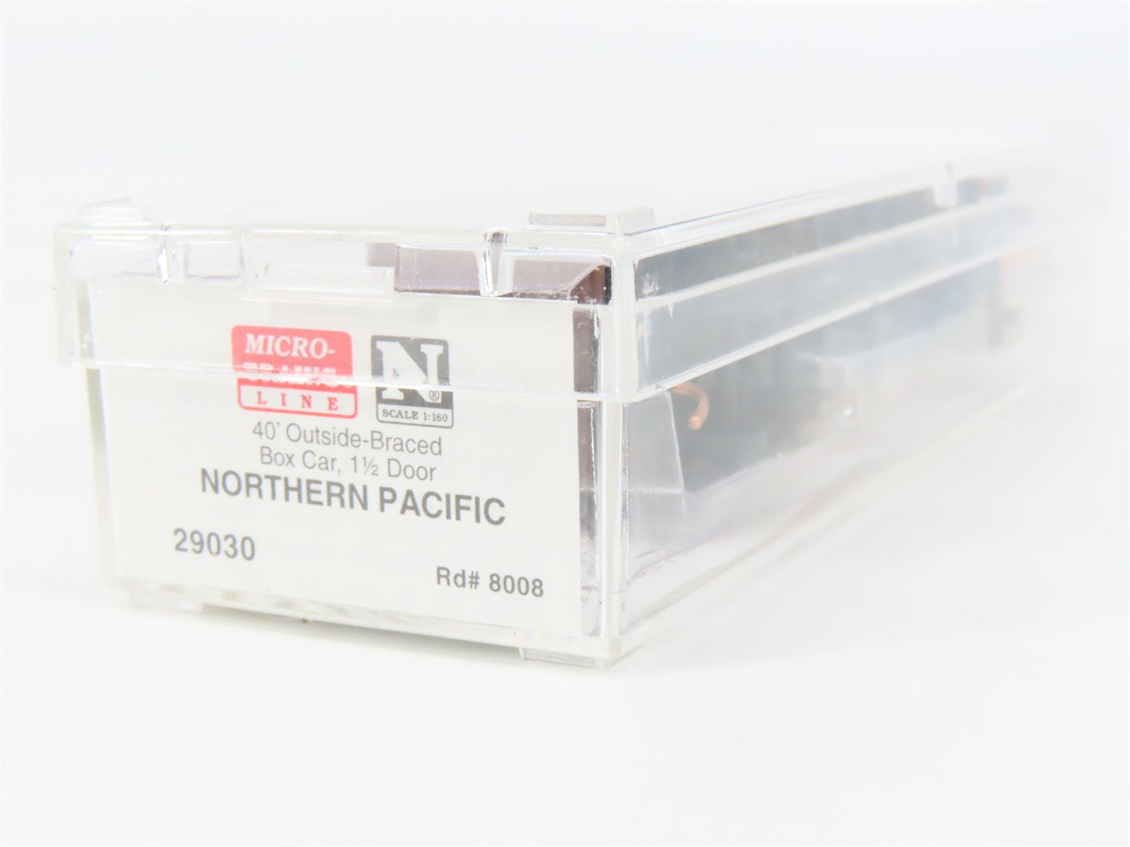 N Scale Micro-Trains MTL 29030 Northern Pacific 40' Outside-Braced Box Car RTR
