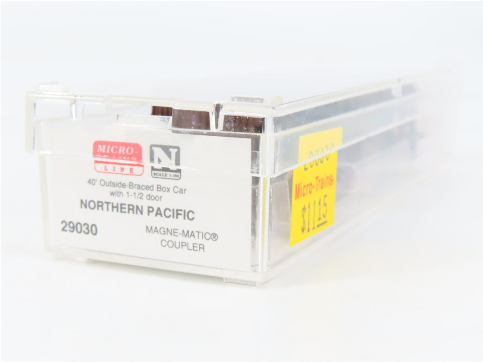 N Scale Micro-Trains MTL 29030 Northern Pacific 40' Outside-Braced Box Car RTR