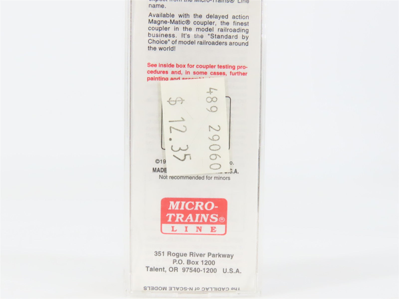 N Scale Micro-Trains MTL 29060 Chicago, Burlington & Quincy 40' Box Car RTR