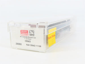 N Scale Micro-Trains MTL 29060 Chicago, Burlington & Quincy 40' Box Car RTR