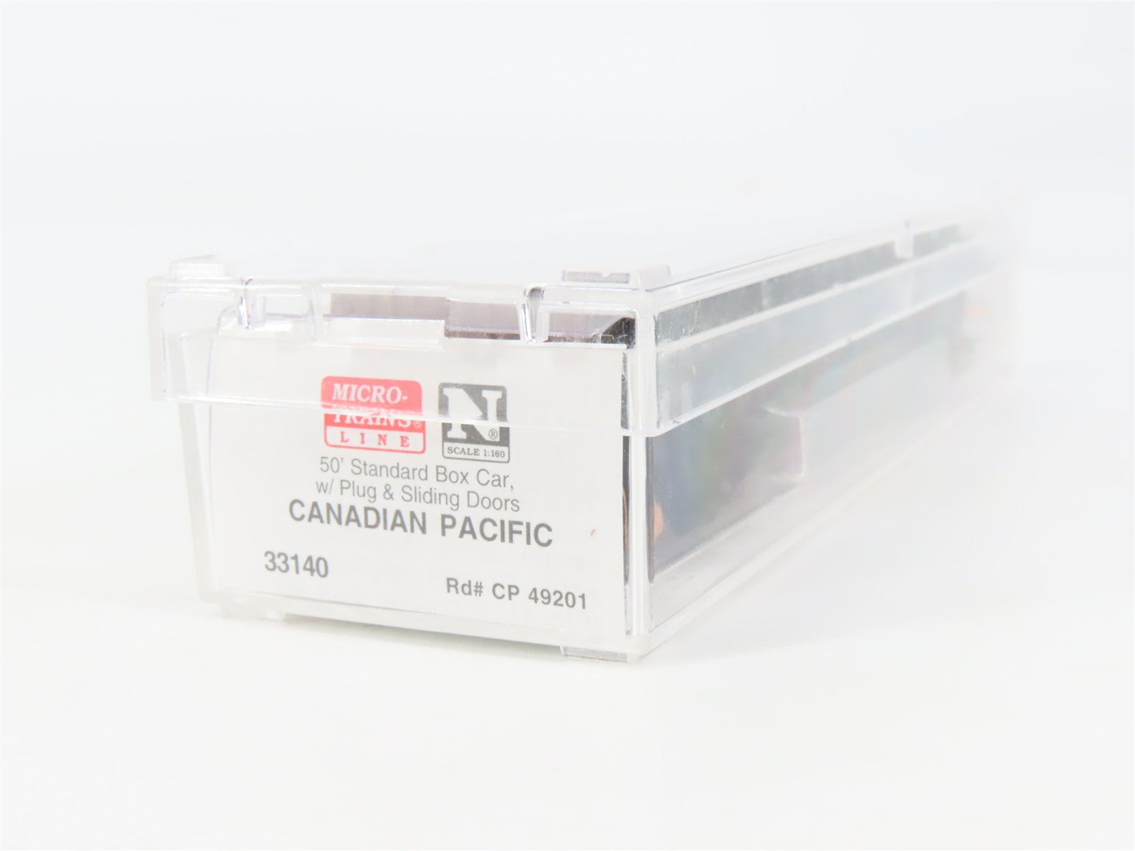 N Scale Micro-Trains MTL 33140 CP Canadian Pacific 50' Box Car 49201 RTR