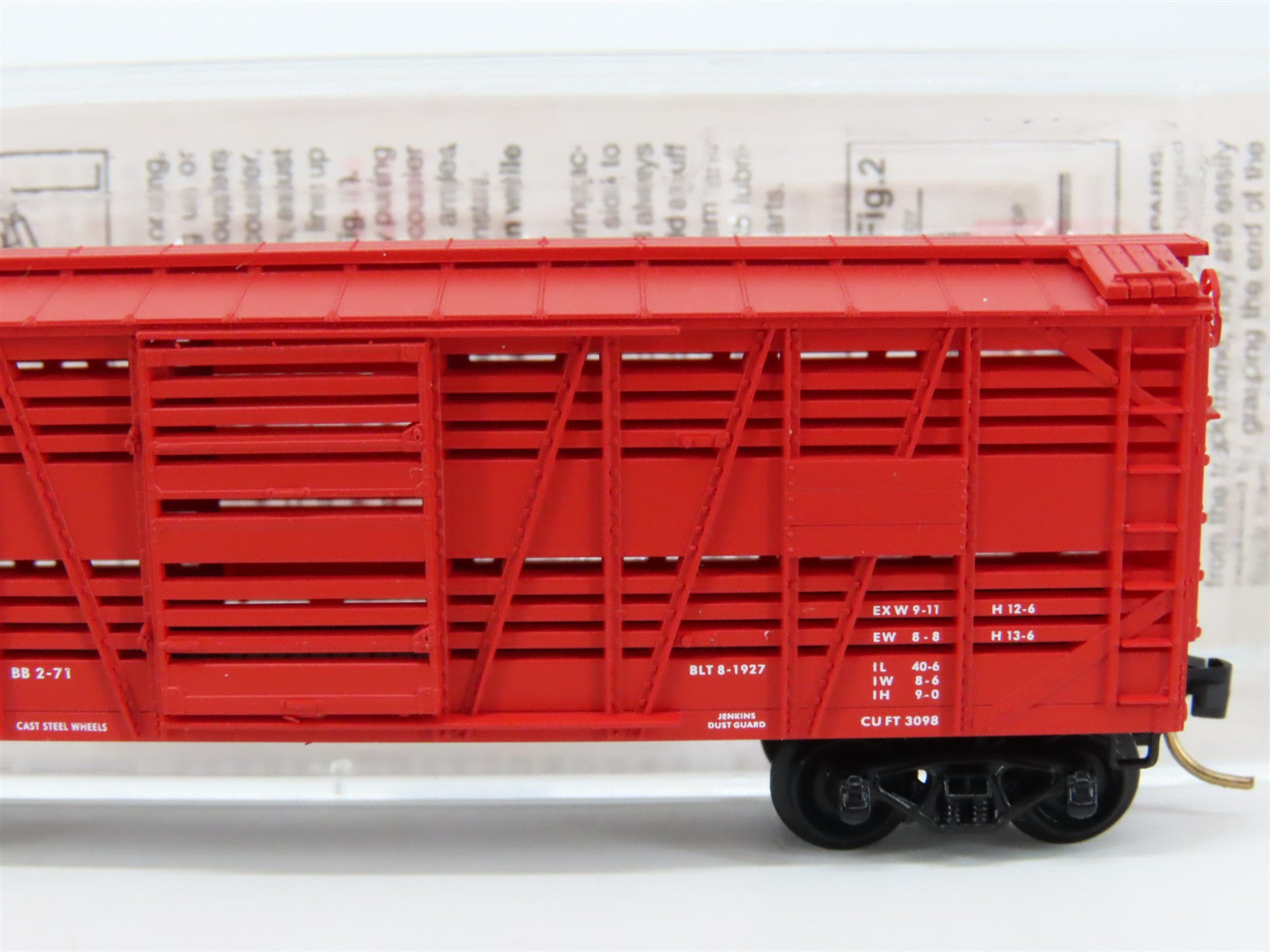 N Scale Micro-Trains MTL 35020 GN Great Northern 40' Stock/Cattle Car 55256 RTR