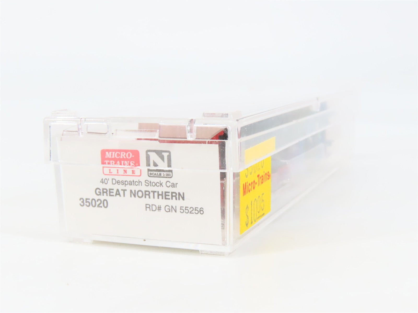 N Scale Micro-Trains MTL 35020 GN Great Northern 40' Stock/Cattle Car 55256 RTR