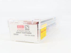 N Scale Micro-Trains MTL 35020 GN Great Northern 40' Stock/Cattle Car 55256 RTR