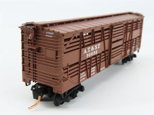 N Scale Micro-Trains MTL 35070 ATSF Santa Fe 40' Stock/Cattle Car 50652 RTR