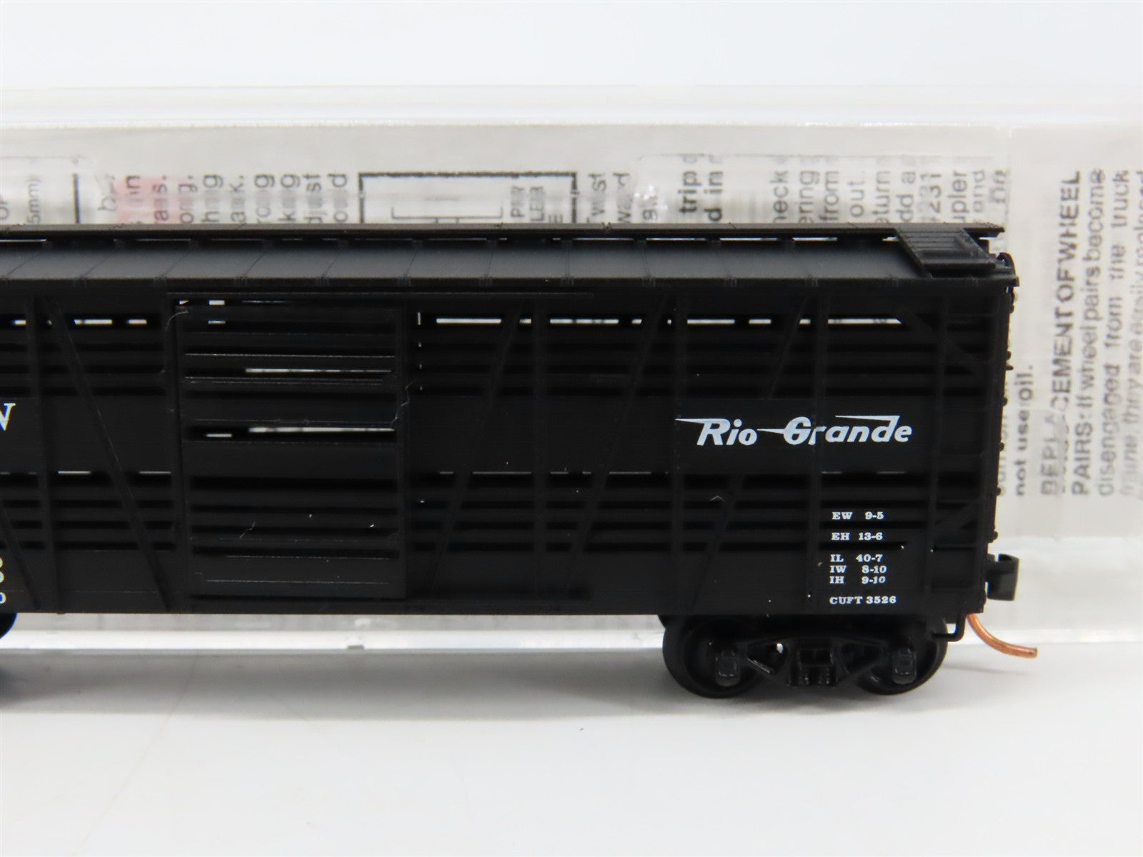 N Scale Micro-Trains MTL 35090 Denver & Rio Grande Western Stock/Cattle Car RTR