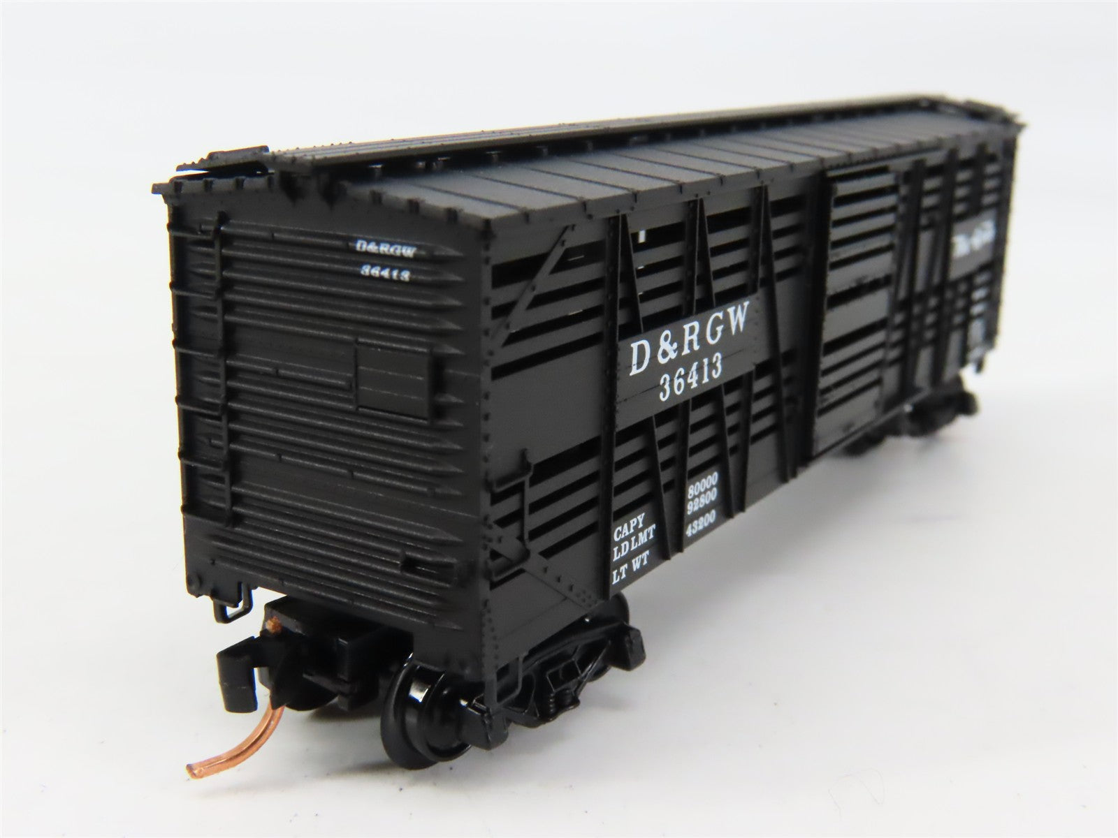 N Scale Micro-Trains MTL 35090 Denver & Rio Grande Western Stock/Cattle Car RTR