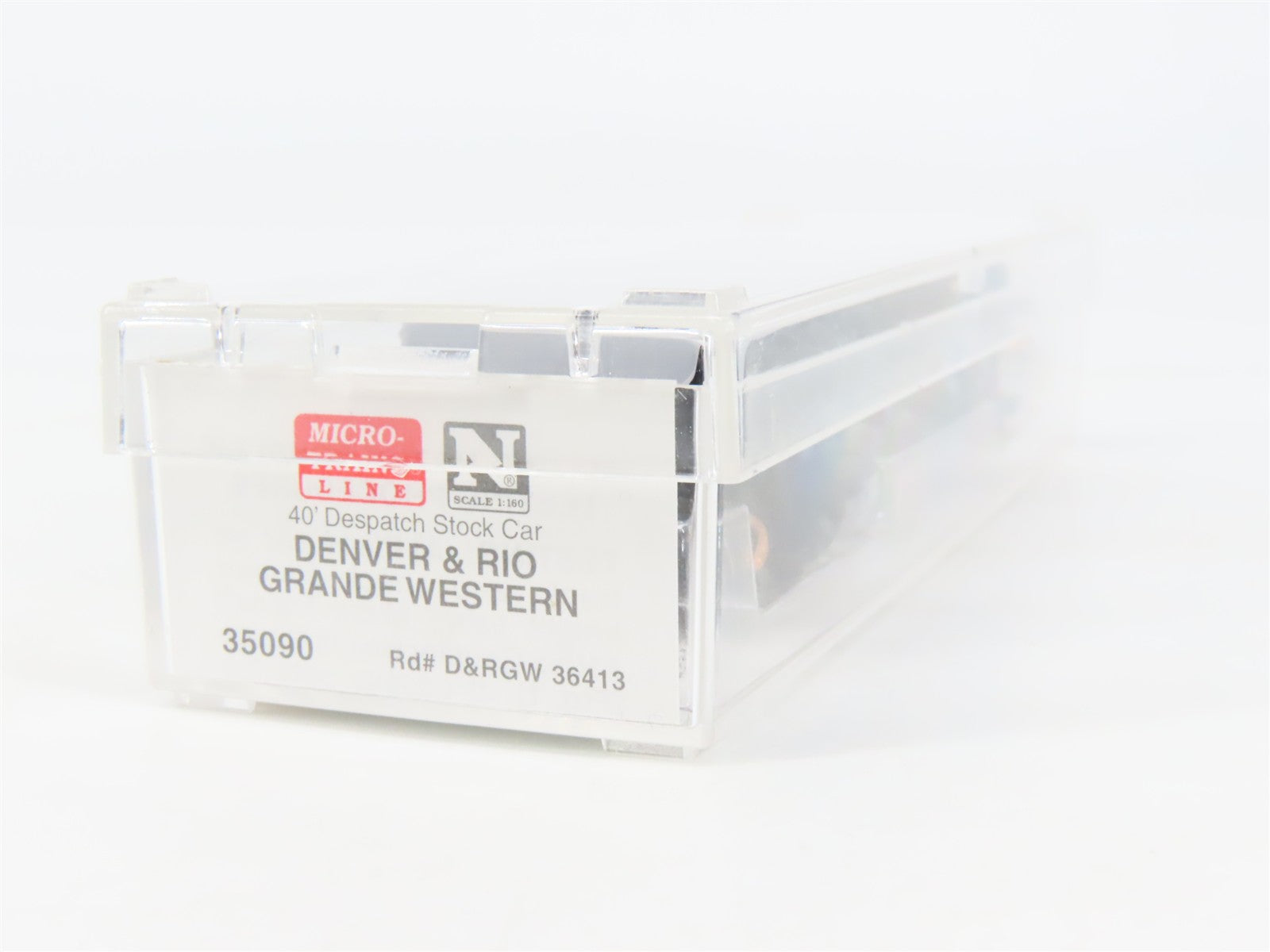 N Scale Micro-Trains MTL 35090 Denver & Rio Grande Western Stock/Cattle Car RTR