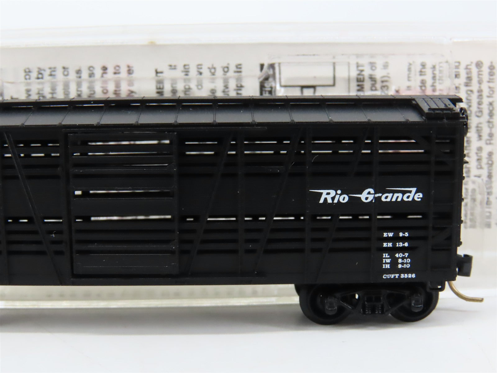 N Scale Micro-Trains MTL 35090 Denver & Rio Grande Western Stock/Cattle Car RTR