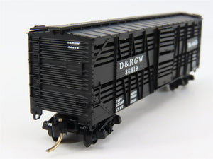 N Scale Micro-Trains MTL 35090 Denver & Rio Grande Western Stock/Cattle Car RTR