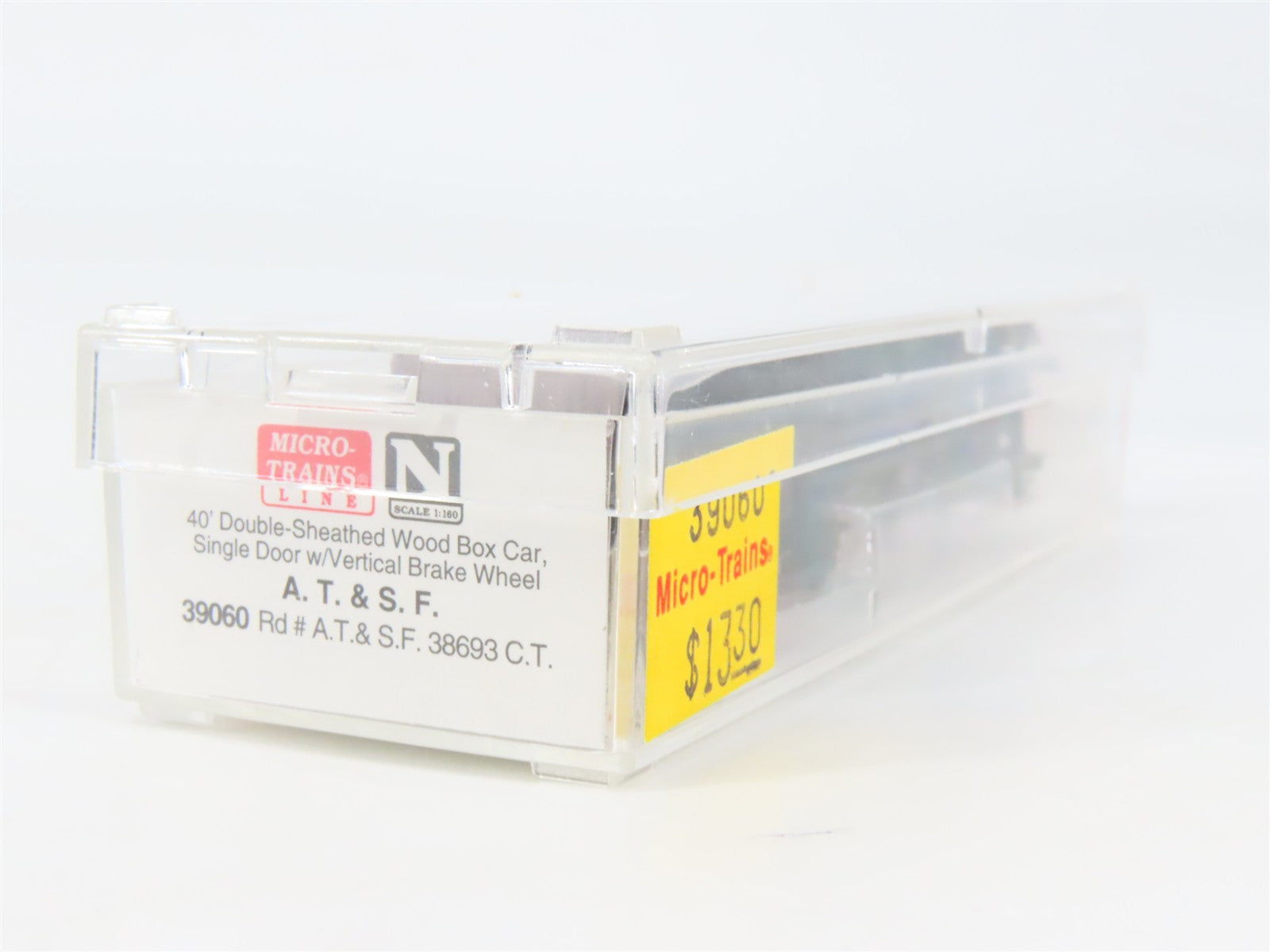 N Scale Micro-Trains MTL 39060 Santa Fe 40' Double-Sheathed Wood Box Car RTR