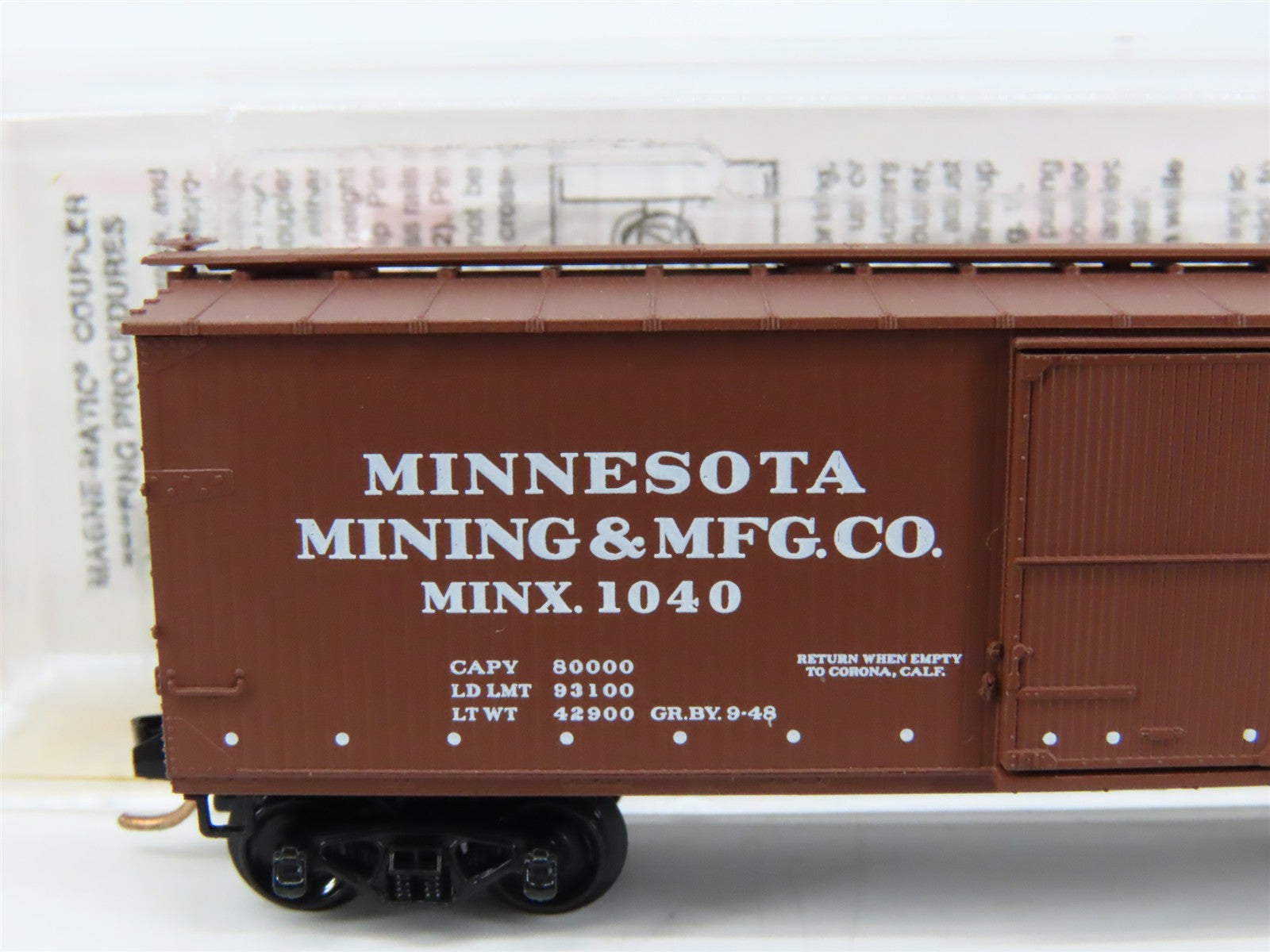 N Scale Micro-Trains MTL 39190 40' Box Car RTR