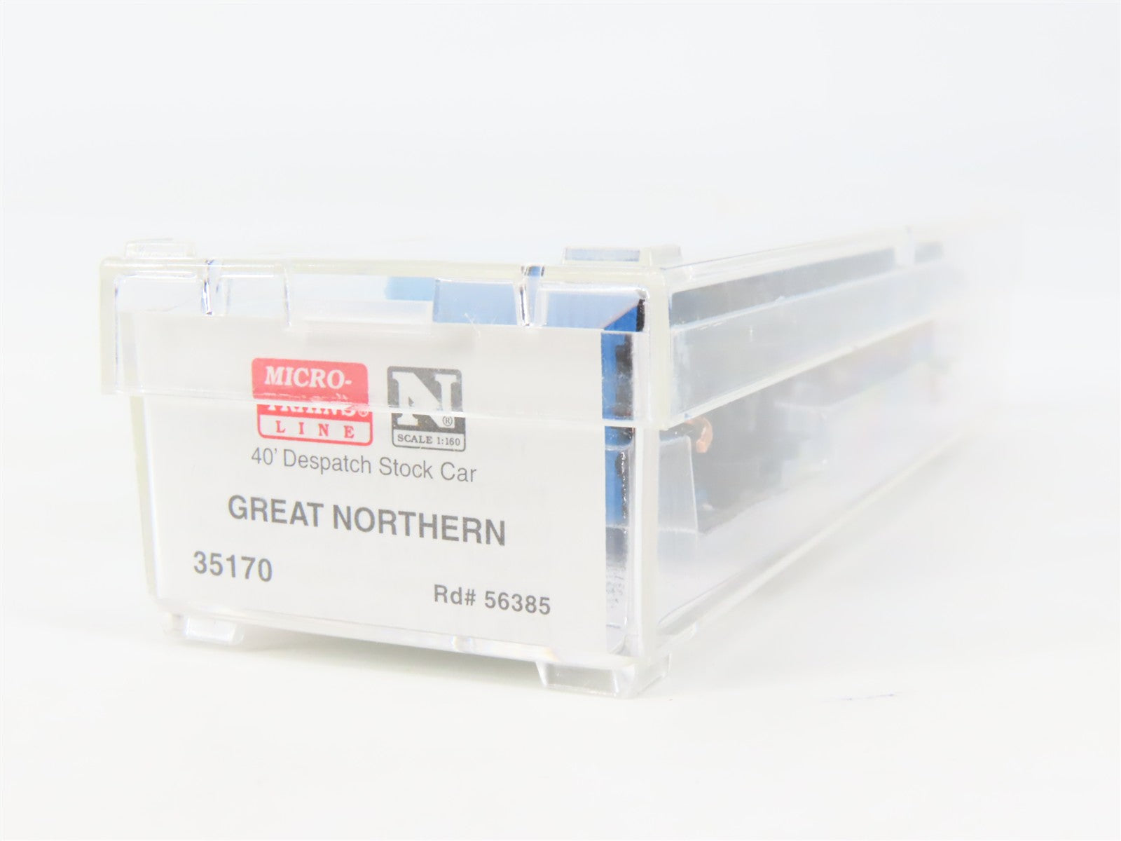 N Scale Micro-Trains MTL 35170 GN Great Northern 40' Stock/Cattle Car 56385 RTR