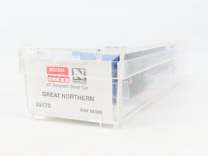N Scale Micro-Trains MTL 35170 GN Great Northern 40' Stock/Cattle Car 56385 RTR