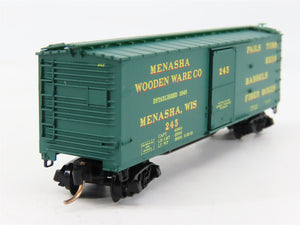 N Scale Micro-Trains MTL 39200 Menasha Wooden Ware Company 40' Box Car 245 RTR