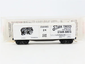 N Scale Micro-Trains MTL 42010 Stark Trees 40' Box Car 24 RTR