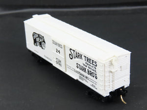 N Scale Micro-Trains MTL 42010 Stark Trees 40' Box Car 24 RTR