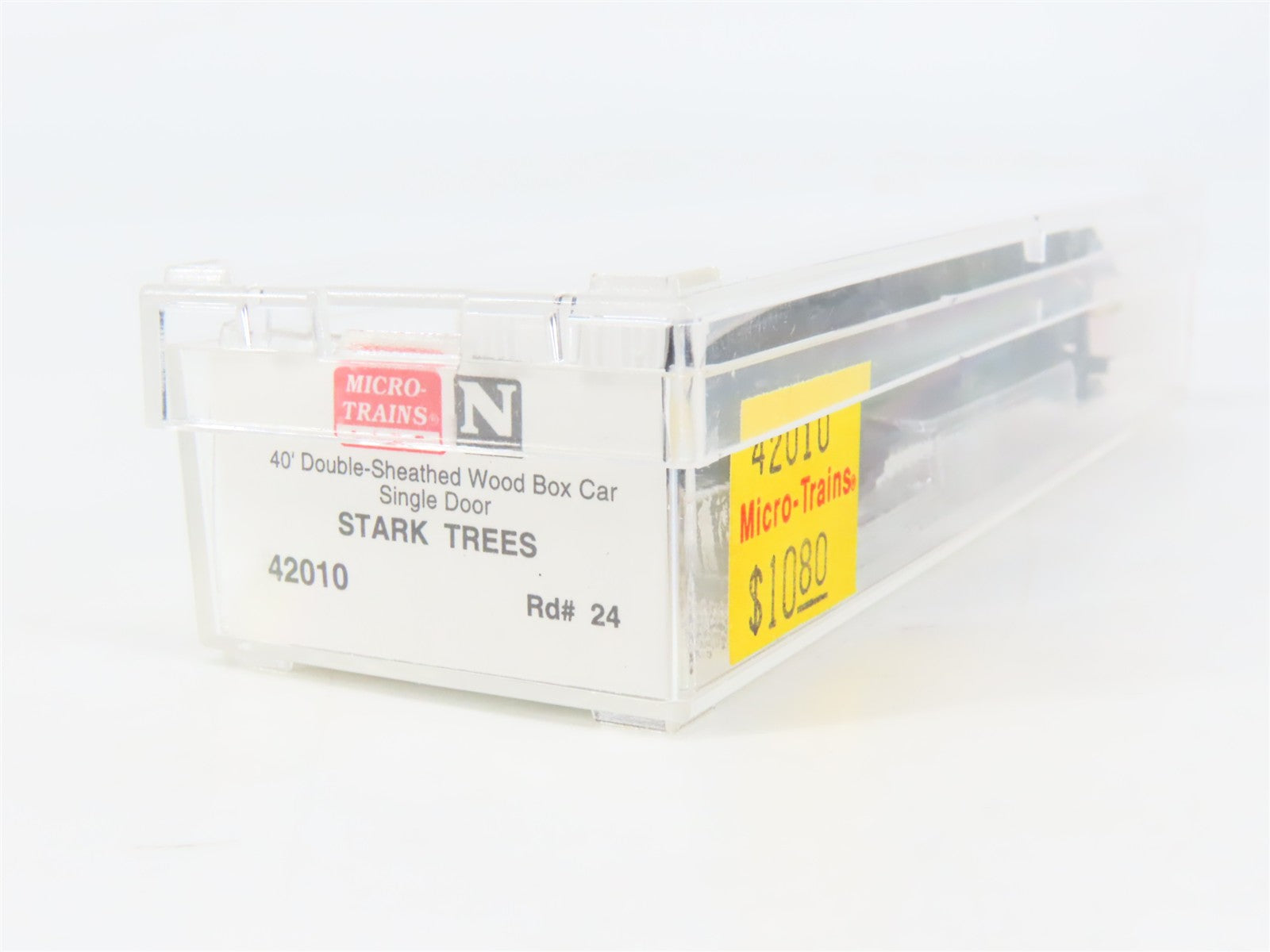 N Scale Micro-Trains MTL 42010 Stark Trees 40' Box Car 24 RTR