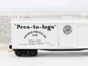 N Scale Micro-Trains MTL 42060 Potlatch Forests, Inc. 40' Box Car 425 RTR