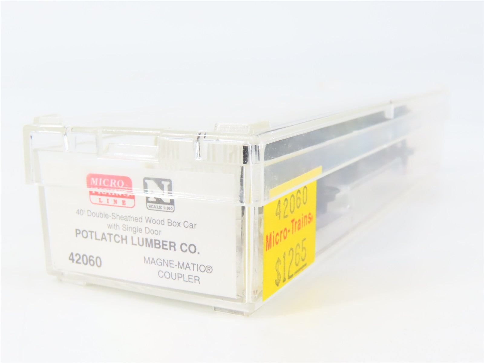 N Scale Micro-Trains MTL 42060 Potlatch Lumber Co. 40' Box Car 424 RTR