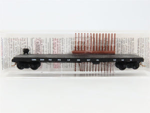 N Scale Micro-Trains MTL 44040 CP Canadian Pacific 50' Flat Car 300057 RTR
