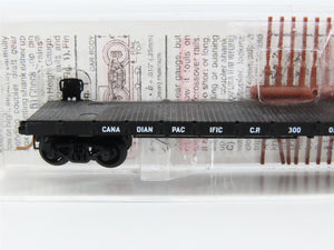 N Scale Micro-Trains MTL 44040 CP Canadian Pacific 50' Flat Car 300057 RTR