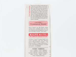 N Scale Micro-Trains MTL 44040 CP Canadian Pacific 50' Flat Car 300057 RTR