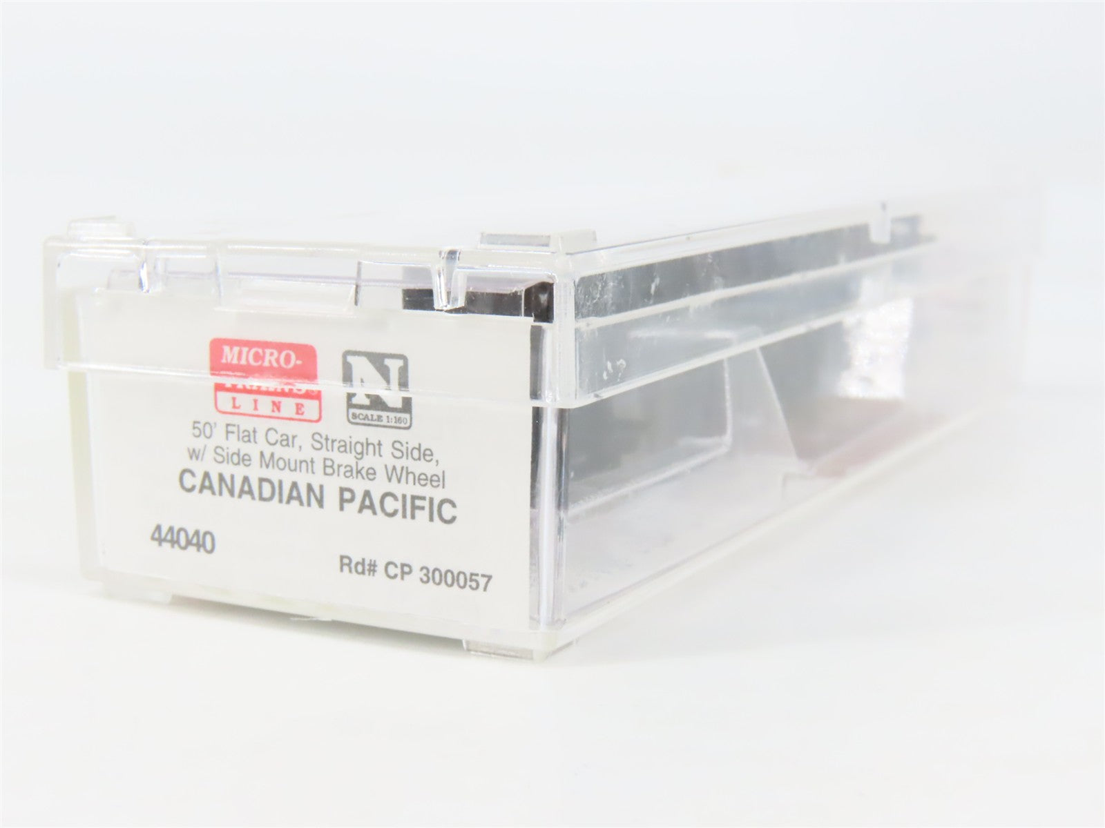 N Scale Micro-Trains MTL 44040 CP Canadian Pacific 50' Flat Car 300057 RTR